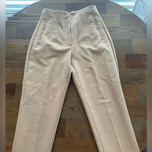 Tan high waisted dress pants
